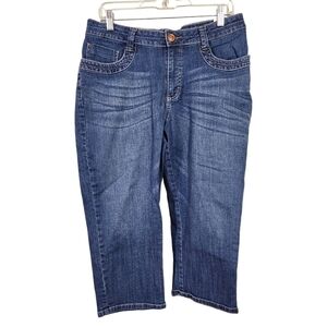 Lee Slender Secret Jean Capris, sz 14